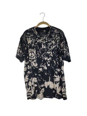 Woodstock All Over Print 2009 Black Beige AOP Short Sleeve T-Shirt Mens XL